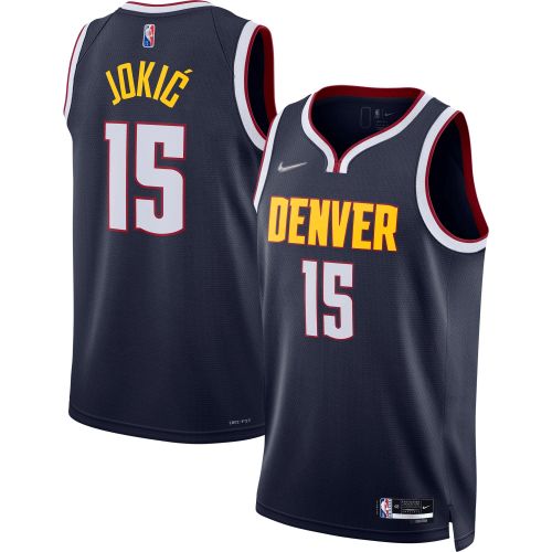 Nikola Jokic Denver Nuggets Diamond Swingman Jersey - Icon Edition - Navy Jersey