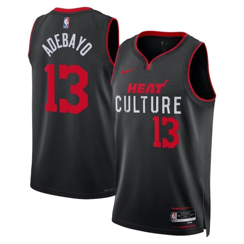 Bam Adebayo 13 Miami Heat 2023/24 City Edition Swingman Jersey - Black