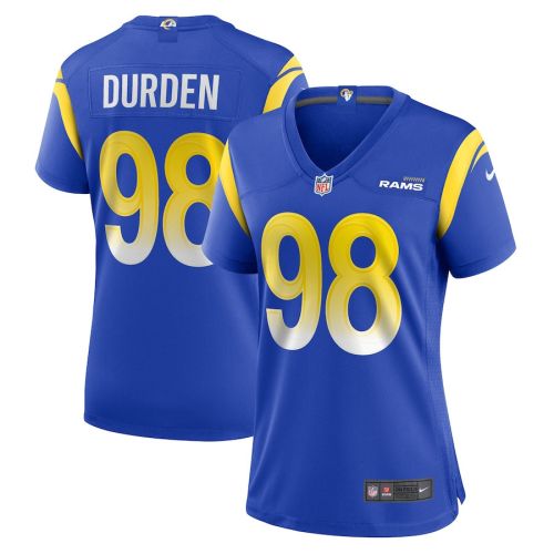 Cory Durden 98 Los Angeles Rams Women Game Jersey - Royal