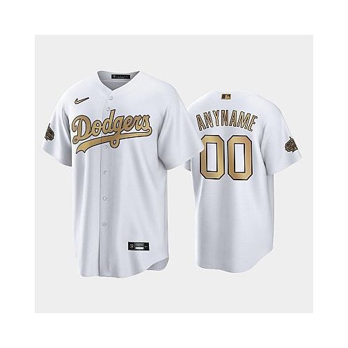 2022-23 All-Star Game NL Los Angeles Dodgers White 00 Custom Jersey