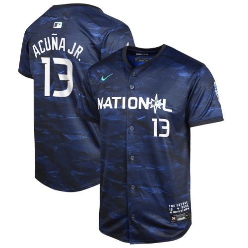 Ronald Acuña Jr. 13 National League 2023 MLB All-Star Game Limited Youth Jersey - Royal