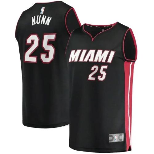 Kendrick Nunn Miami Heat Fast Break Player Jersey - Icon Edition - Black