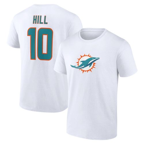 Tyreek Hill 10 Miami Dolphins Unisex T-Shirt - White