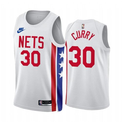 Seth Curry 2022-23 Brooklyn Nets White 30 Classic Edition Jersey - Men Jersey