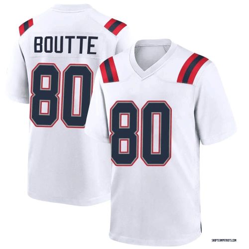 Kayshon Boutte 80 New England Patriots Men Game Jersey - White