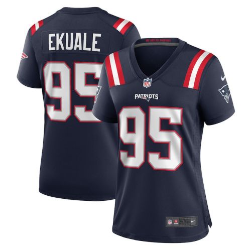 Daniel Ekuale 95 New England Patriots Women Game Jersey - Navy