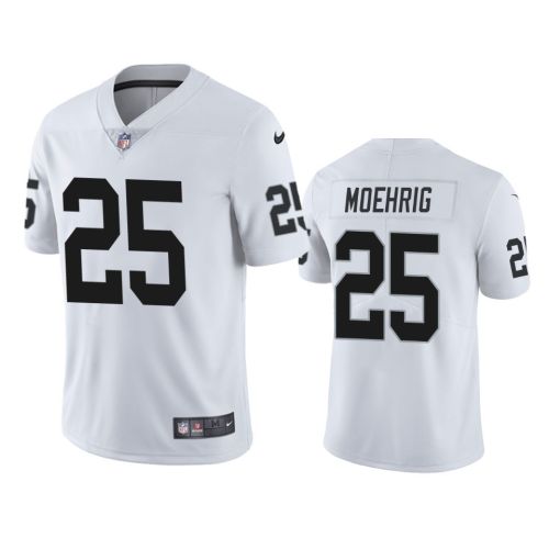 Trevon Moehrig 25 Las Vegas Raiders White Vapor Limited Jersey