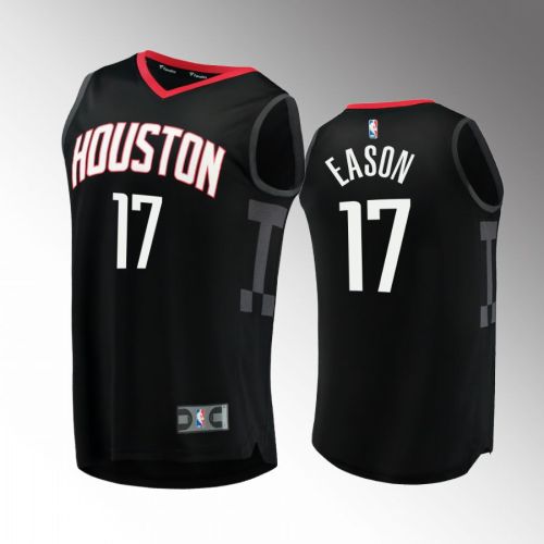 Houston Rockets 17 Tari Eason Statement Jersey 2022-23 Black