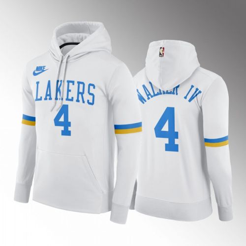 Lonnie Walker IV Los Angeles Lakers 2022-23 MPLS Classic Hoodie White Pullover