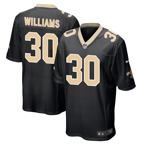 Jamaal Williams 30 New Orleans Saints Men Game Jersey - Black