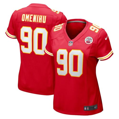 Charles Omenihu 90 Kansas City Chiefs Women Game Jersey - Red