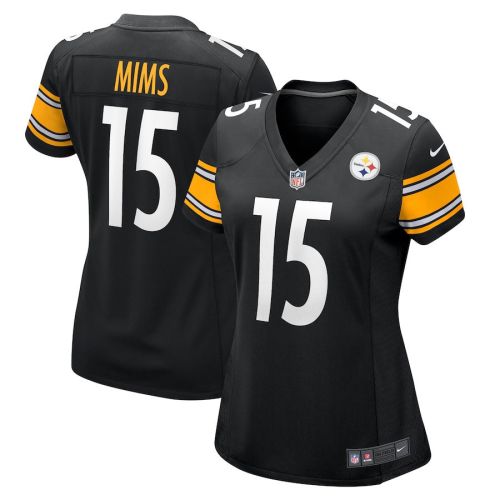 Denzel Mims 15 Pittsburgh Steelers Game Women Jersey - Black