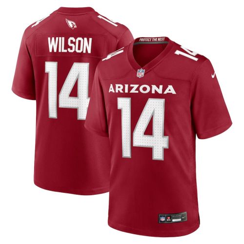 Michael Wilson 14 Arizona Cardinals Men Team Game Jersey - Cardinal