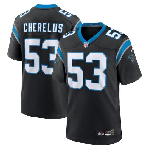 Claudin Cherelus 53 Carolina Panthers Men's Team Game Jersey - Black