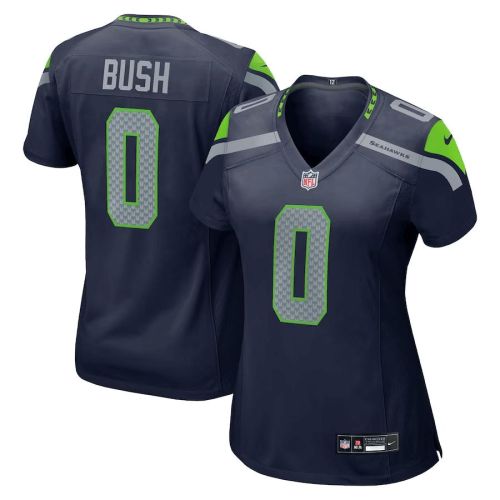 Devin Bush 0 Seattle Seahawks Women's Game Jersey - College Navy