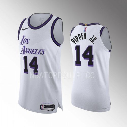 Scotty Pippen Jr. 14 Los Angeles Lakers 2022-23 City Edition Jersey White