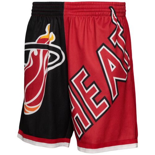 Miami Heat Fashion Shorts By Mitchell & Ness - Black - Mens