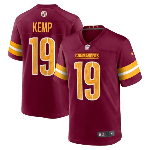 Marcus Kemp 19 Washington Commanders Men Game Jersey - Burgundy