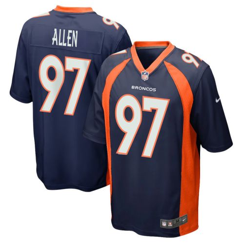 Zach Allen 97 Denver Broncos Alternate Game Men Jersey - Navy