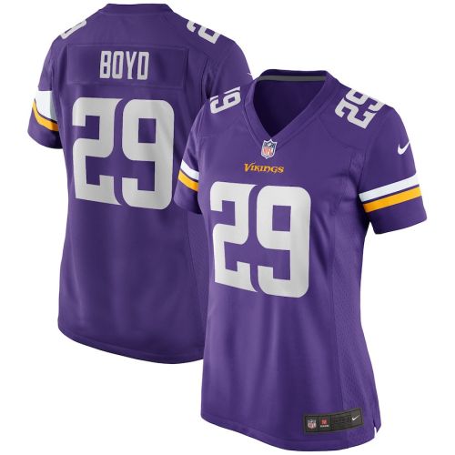 Kris Boyd 29 Minnesota Vikings Women Game Jersey - Purple