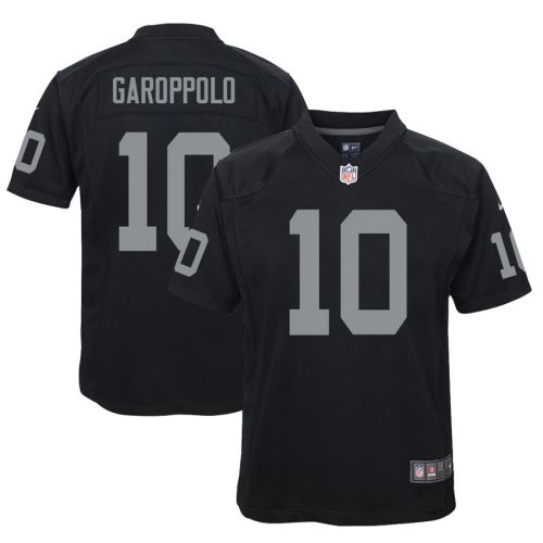 Jimmy Garoppolo 10 Las Vegas Raiders Game Youth Jersey - Black