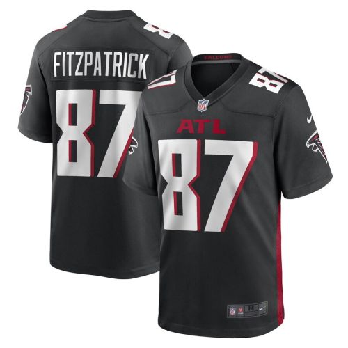 Black John FitzPatrick 87 Atlanta Falcons Men Game Jersey - Black