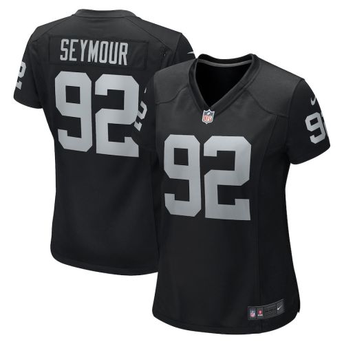 Richard Seymour 92 Las Vegas Raiders Women Retired Game Jersey - Black