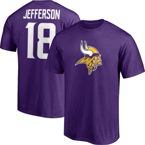 Justin Jefferson 18 Minnesota Vikings Unisex T-Shirt - Purple