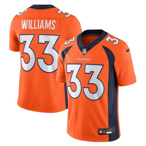 Javonte Williams 33 Denver Broncos Youth Game Jersey - Orange