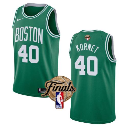 Boston Celtics Luke Kornet 40 Swingman Final 2022 Men Jersey Icon Green