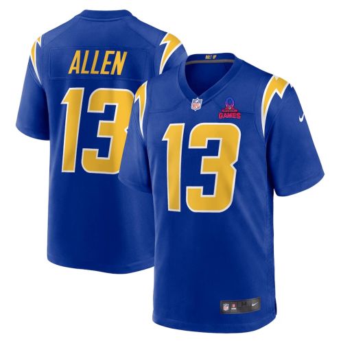 Keenan Allen 13 Los Angeles Chargers 2024 Pro Bowl Patch Game Men Jersey - Royal