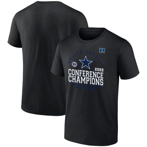 Dallas Cowboys 2022 Nine-Time NFC Conference Champions T-Shirt - Black