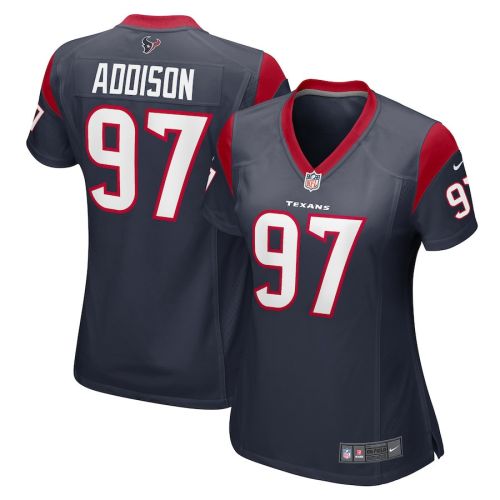 Mario Addison Houston Texans Women's Player Game Jersey - Navy