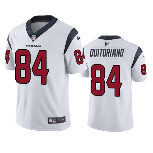 Houston Texans Teagan Quitoriano 84 White Vapor Limited Jersey