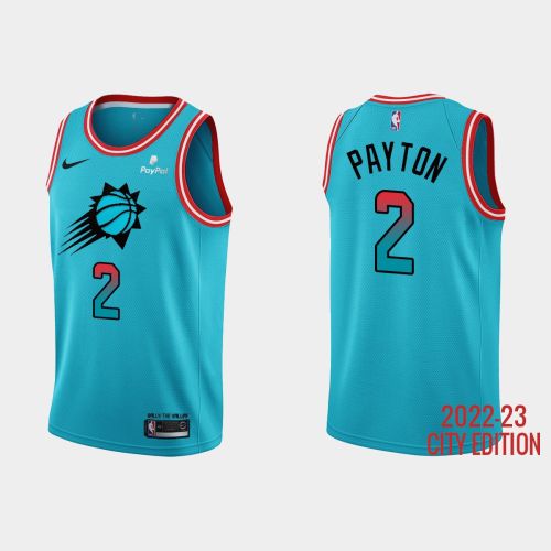 Phoenix Suns 2 Elfrid Payton 2022-23 City Edition Blue Men Jersey