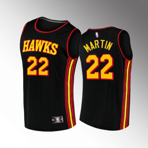 Atlanta Hawks 22 Tyrese Martin Statement Jersey 2022-23 Black