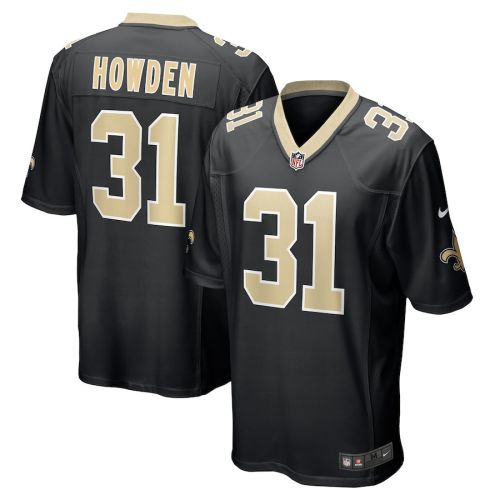 Jordan Howden 31 New Orleans Saints Men Team Game Jersey - Black