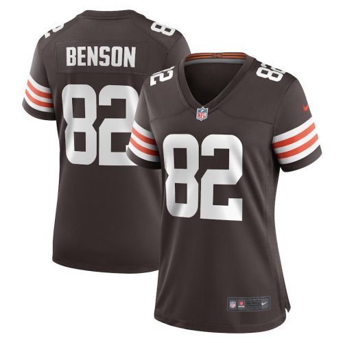 Trinity Benson 82 Cleveland Browns Game Women Jersey - Brown