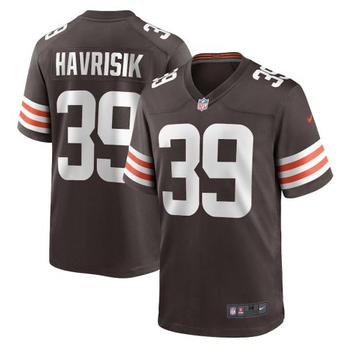 Lucas Havrisik 39 Cleveland Browns Men Team Game Jersey - Brown