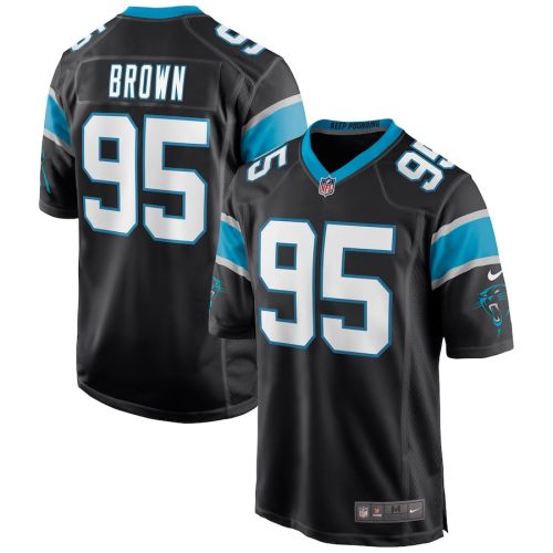 Derrick Brown 95 Carolina Panthers Men's Game Jersey - Black