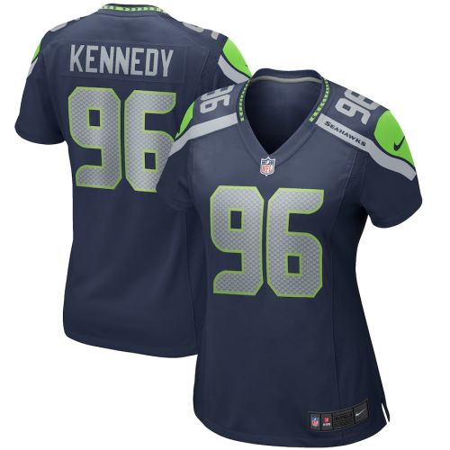 Cortez Kennedy 96 Seattle Seahawks Women Game Retired Jersey - College Navy