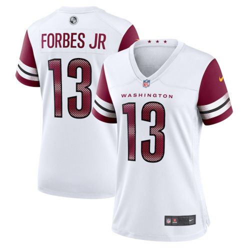 Emmanuel Forbes Jr. 13 Washington Commanders Women Away Game Jersey - White