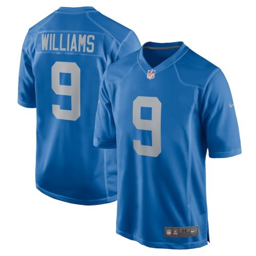 Jameson Williams 9 Detroit Lions Men's Alternate Game Jersey - Blue