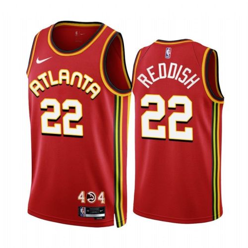 Cam Reddish 2022-23 Atlanta Hawks Red 22 Icon Edition Jersey - Men Jersey