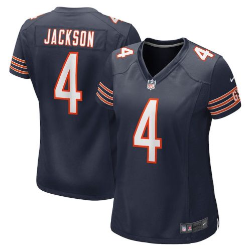 Eddie Jackson 4 New York Giants Women Game Jersey - Navy