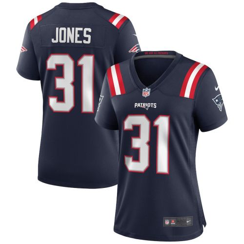 Jonathan Jones 31 New England Patriots Women Game Jersey - Navy