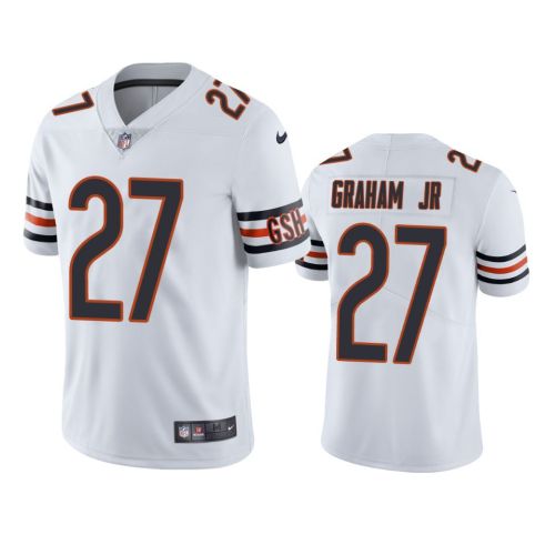 Thomas Graham Jr. 27 Chicago Bears White Vapor Limited Jersey