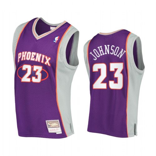 Cameron Johnson 23 Phoenix Suns Hardwood Classics Jersey Purple