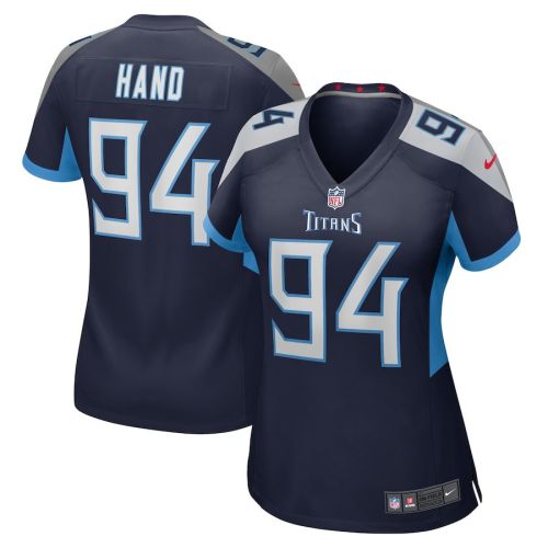 Da'Shawn Hand Tennessee Titans Women's Game Player Jersey - Navy