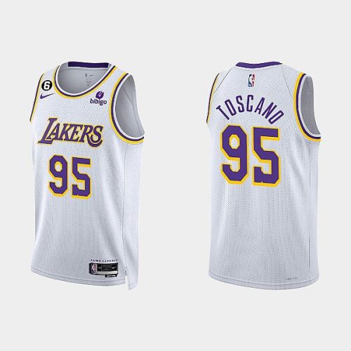 Los Angeles Lakers Juan Toscano-Anderson 95 2022-23 Association Edition White Men Jersey Swingman